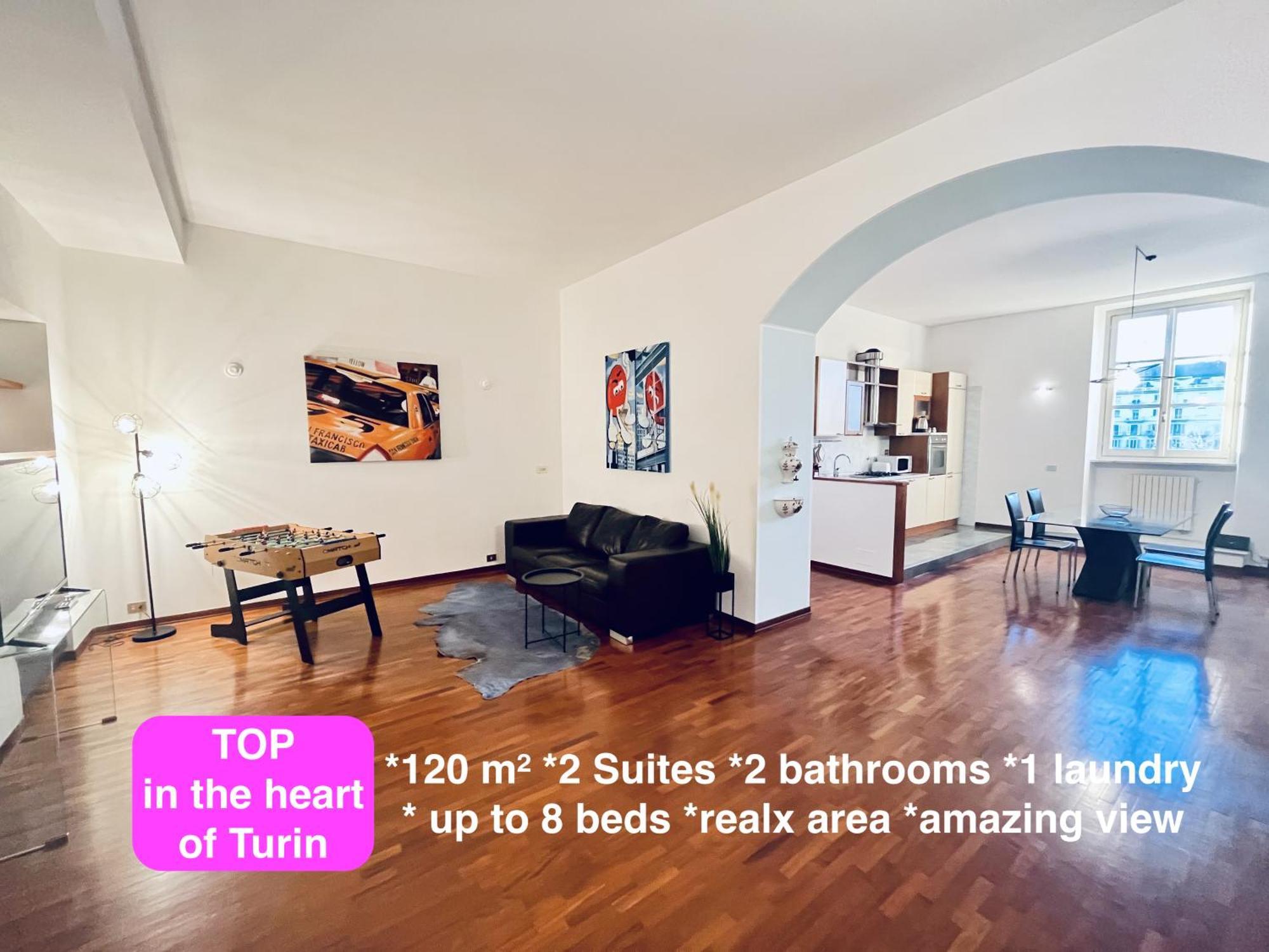 Prestigioso 120MqTop In Centro ตูริน ภายนอก รูปภาพ